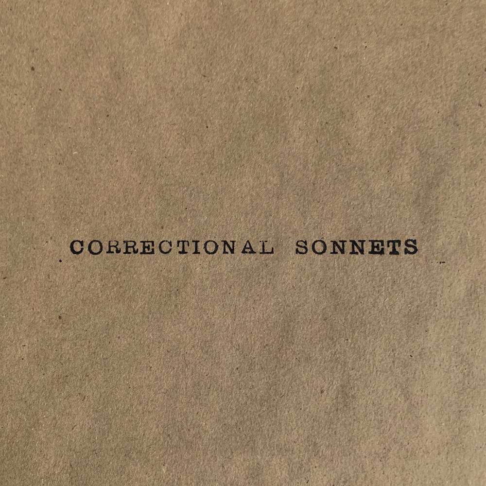 Correctional Sonnets cover