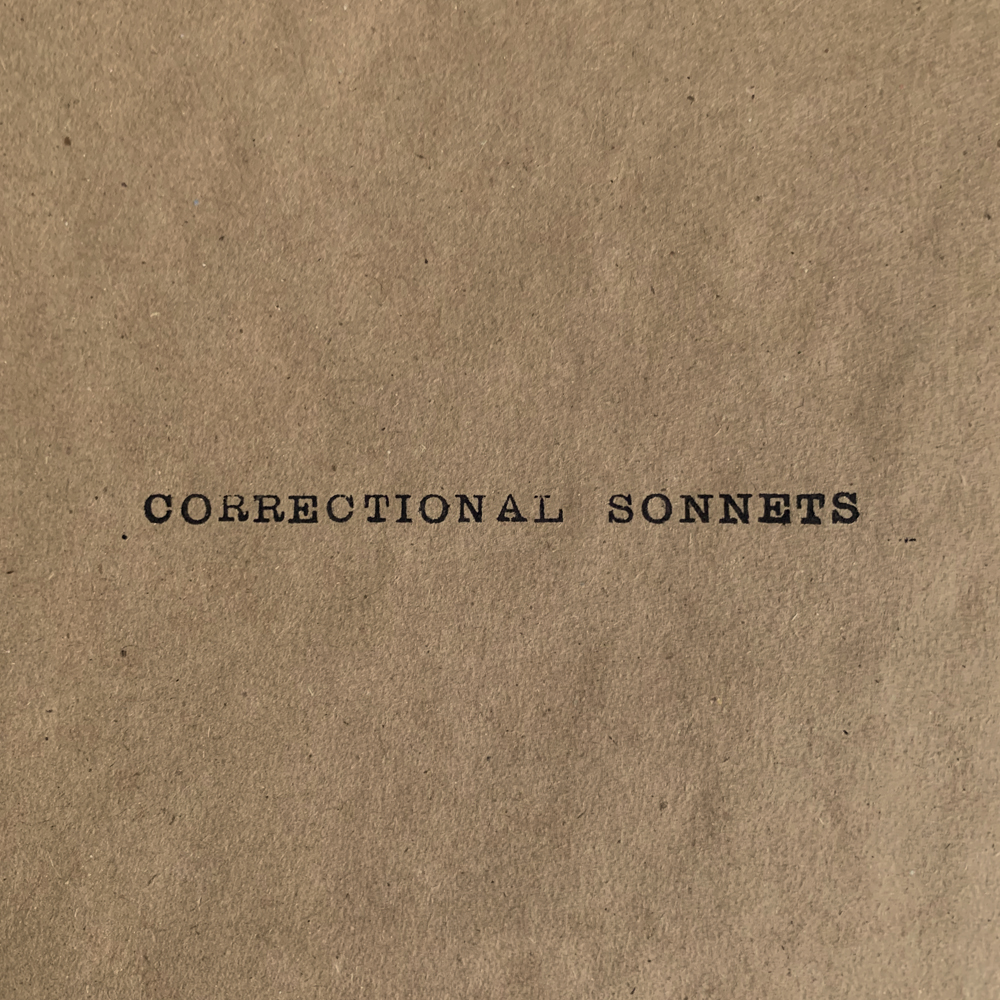Correctional Sonnets cover
