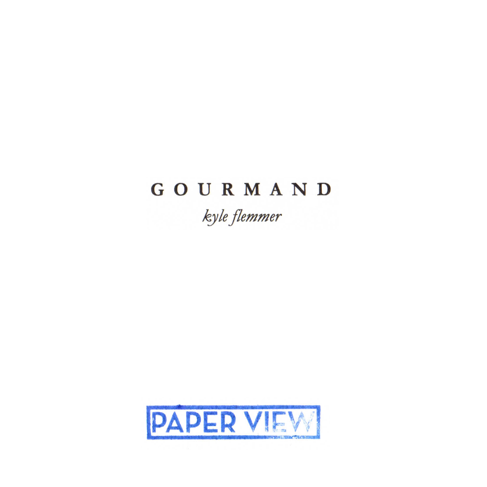 Gourmand cover