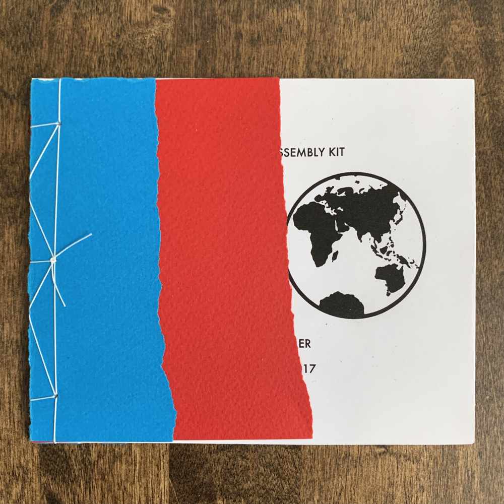 Lunar Flag Assembly Kit chapbook cover (No Press edition)