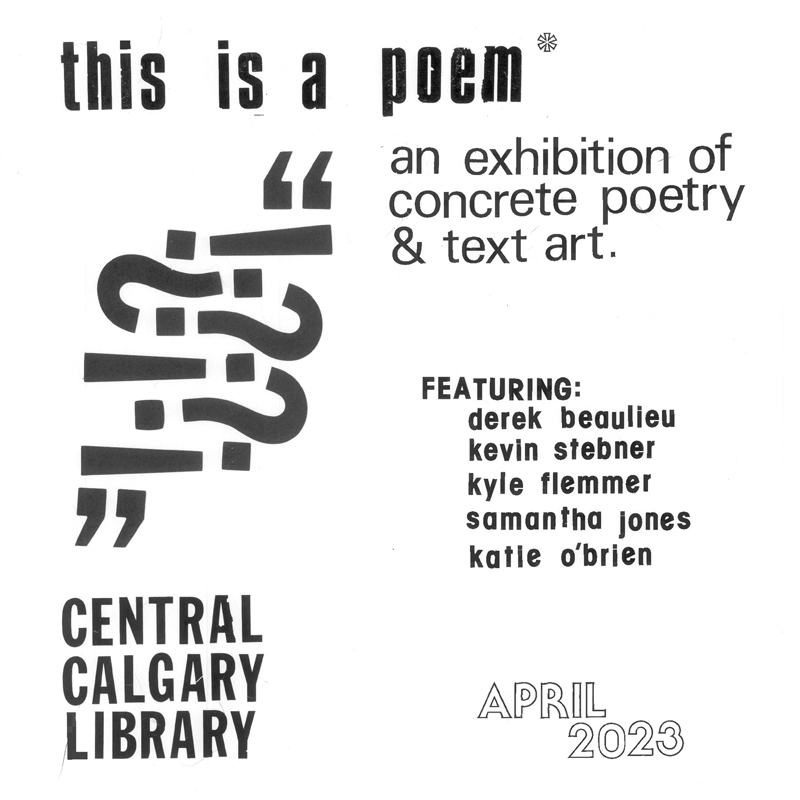 this is a poem poster